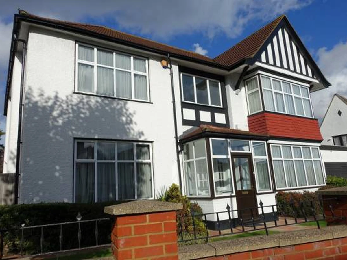 Exterior painting in Chesterfield - 1930s semi-detached house by Chesterfield Decorators